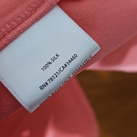 Eileen Fisher Pink Silk Blouse Top Size PM - Picture 3 of 4